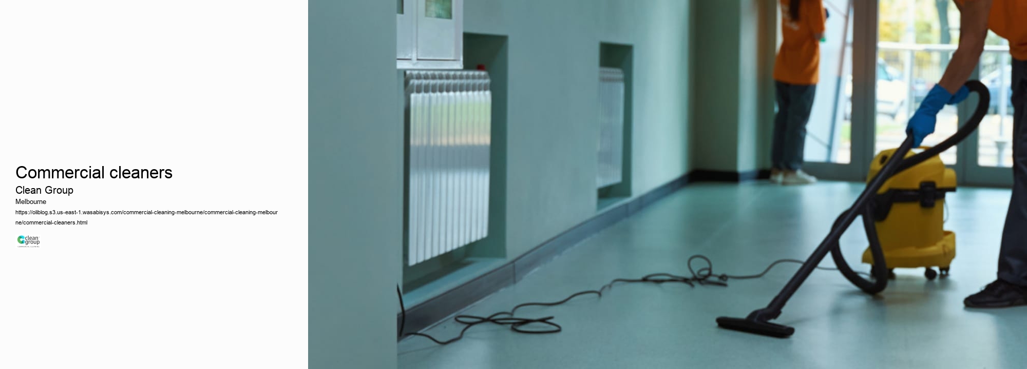 commercial cleaners