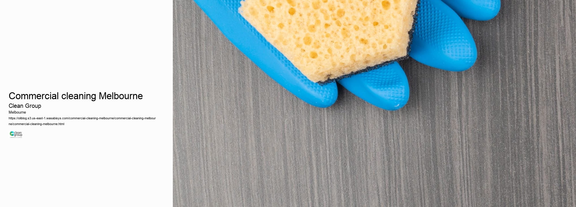 commercial cleaning Melbourne