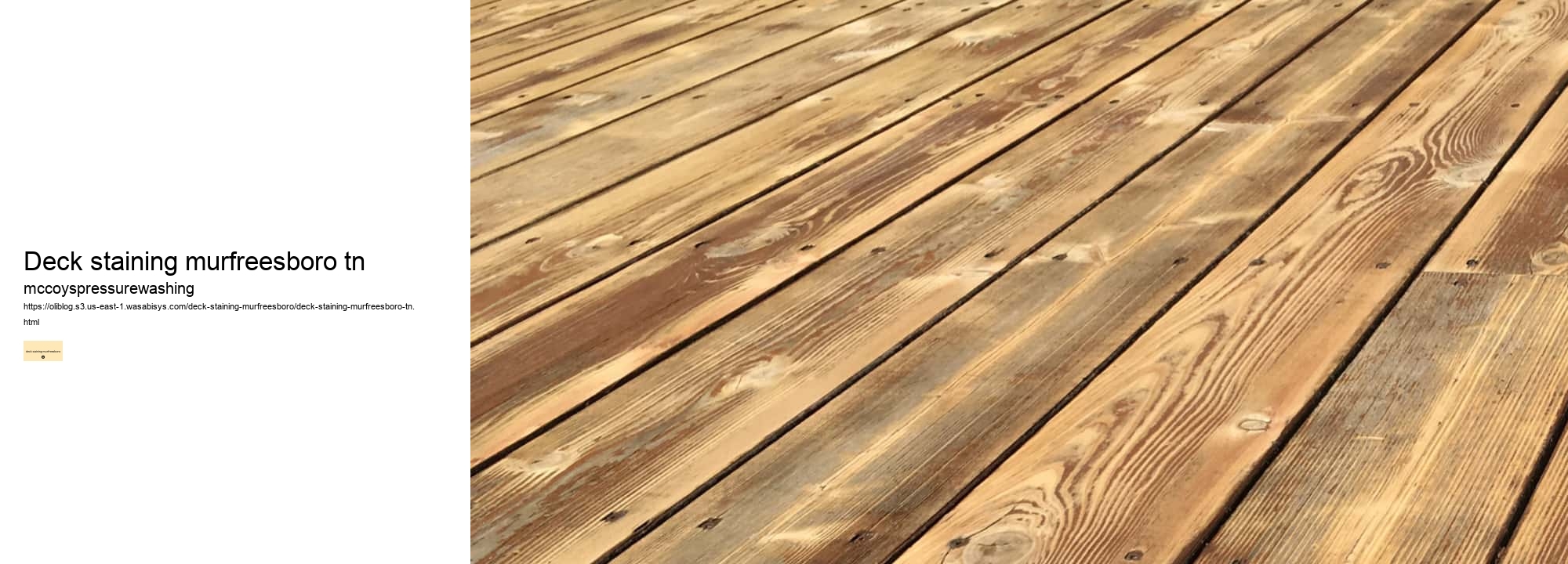 deck staining murfreesboro tn