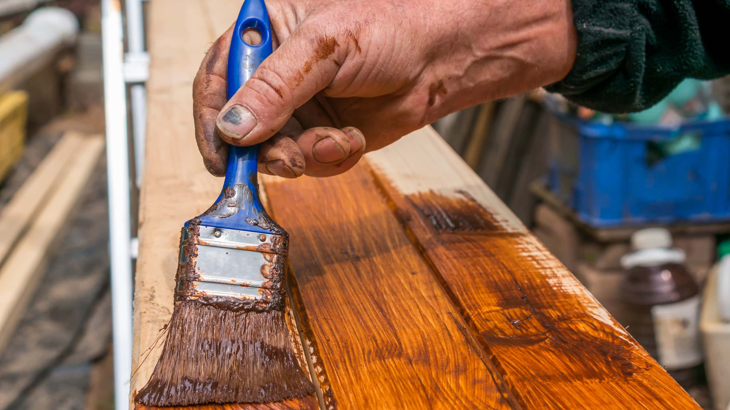 Preparing a Deck for Staining